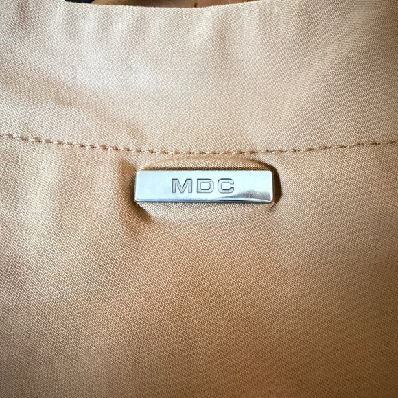 MDC 4 Way Stretch Slacks Golden Brown 36 S Ankle Zip Trousers - Picture 5 of 13